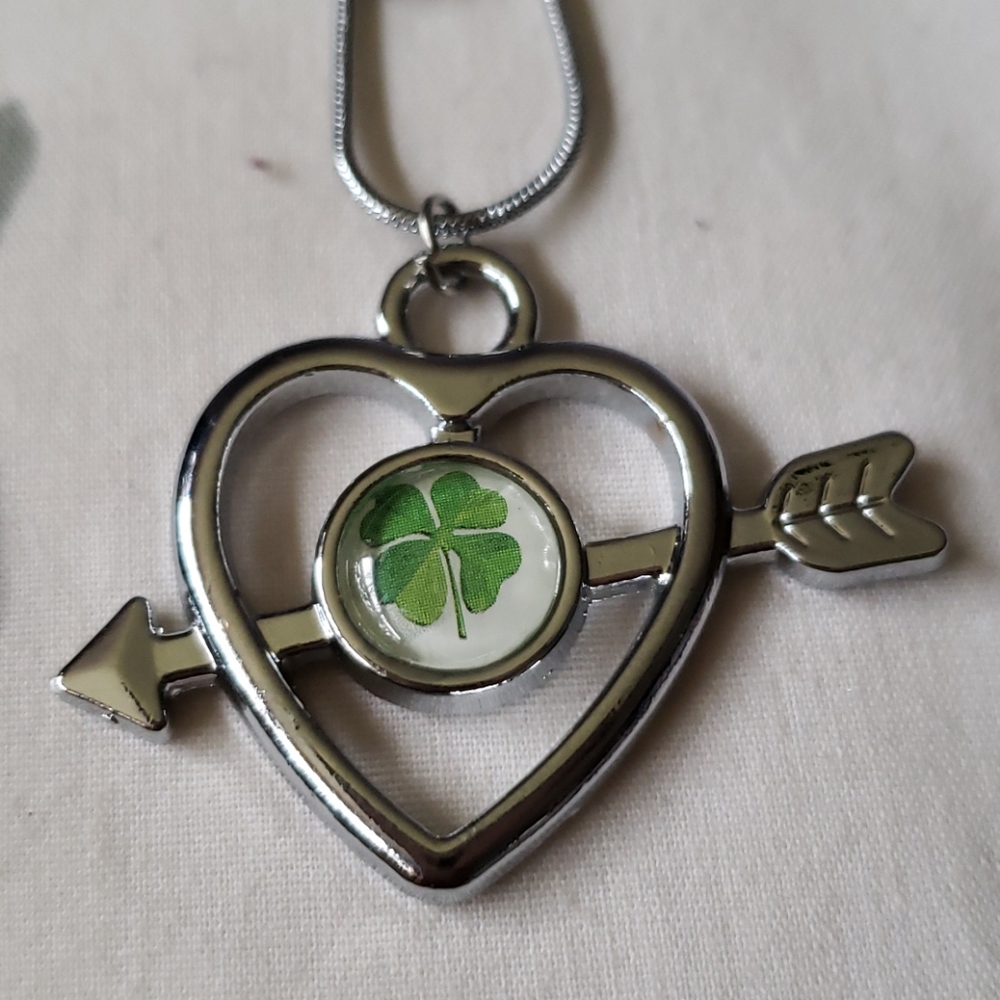 Heart Clover Necklace